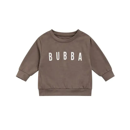 Toddler Solid Letter Print  Pullover